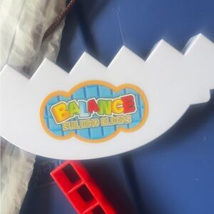 Balance Building Blocks Toy - White and Red